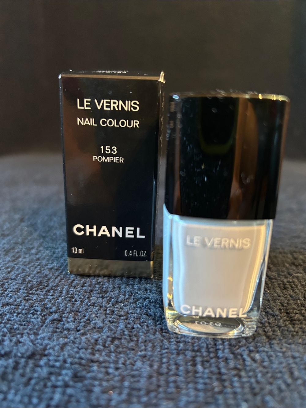 CHANEL Le Vernis Nail Colour 153 Pompier - Soft Gray
